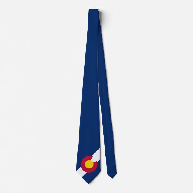 Staatsflagge Colorado Krawatte (Vorderseite)