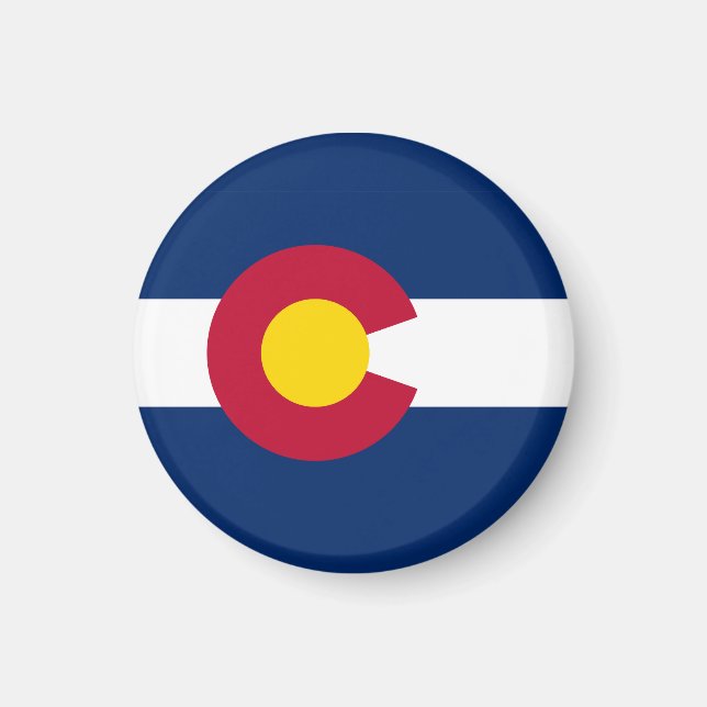 Staatsflagge Colorado Magnet (Vorne)