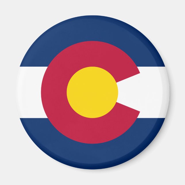 Staatsflagge Colorado Magnet (Vorne)