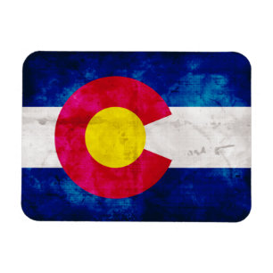 Staatsflagge Colorado Magnet