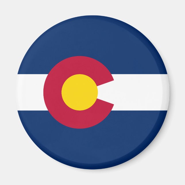 Staatsflagge Colorado Magnet (Vorne)