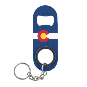 Staatsflagge Colorado Mini Flaschenöffner