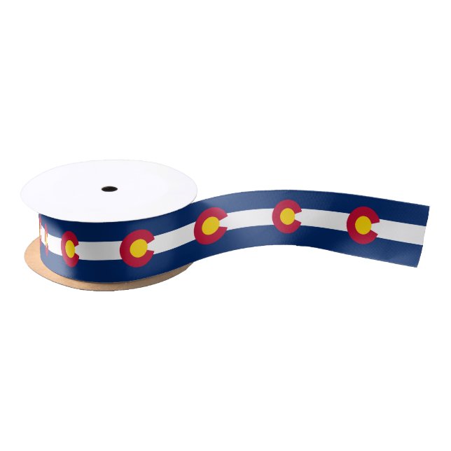Staatsflagge Colorado Satinband (Spule)