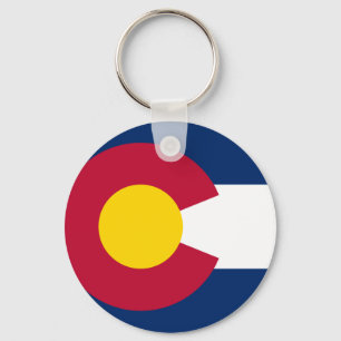 Staatsflagge Colorado Schlüsselanhänger