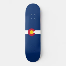 Staatsflagge Colorado Skateboard