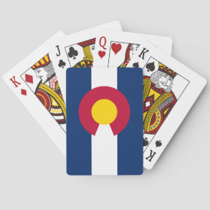 Staatsflagge Colorado Spielkarten