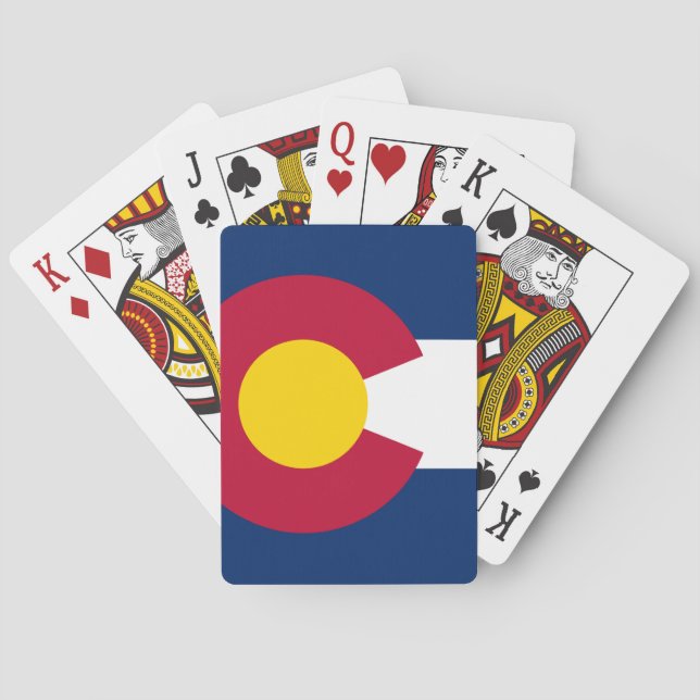 Staatsflagge Colorado Spielkarten (Rückseite)