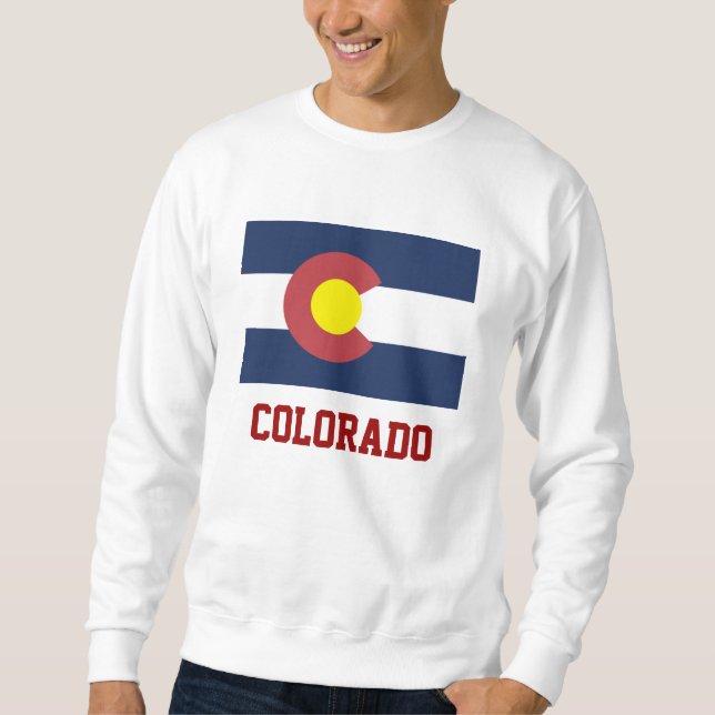  Staatsflagge Colorado Sweatshirt (Vorderseite)