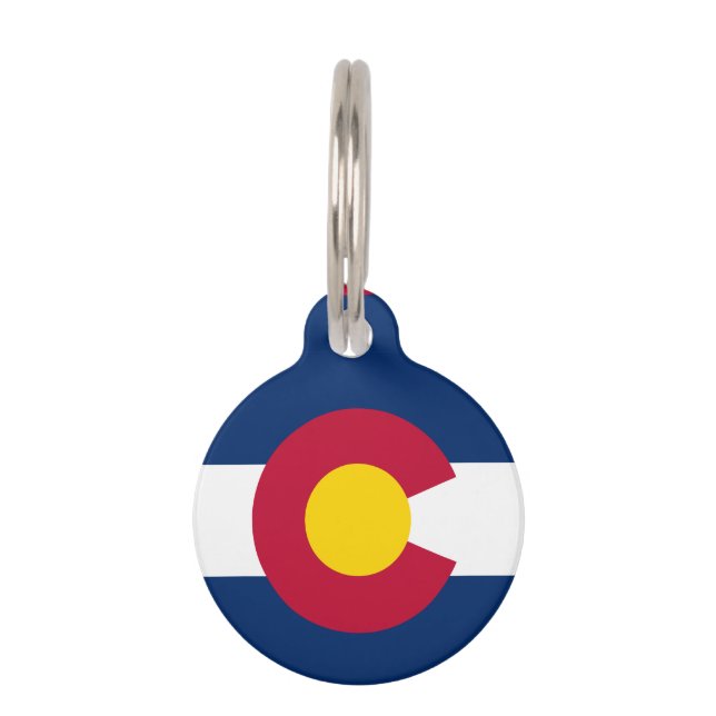 Staatsflagge Colorado Tiermarke (Rückseite)