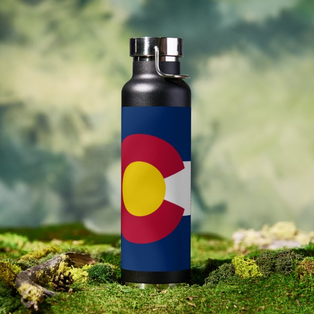 Staatsflagge Colorado Trinkflasche (Außenbereich)