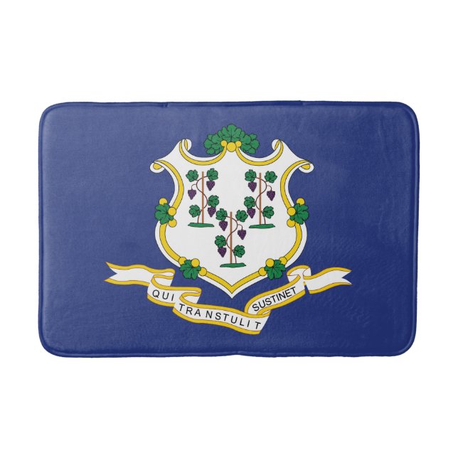 Staatsflagge Connecticut Badematte (Vorderseite)