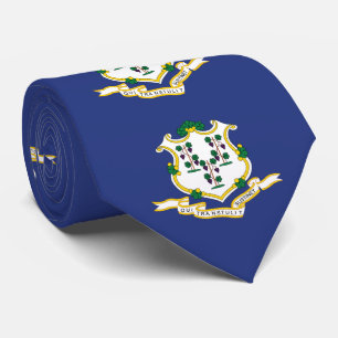 Staatsflagge Connecticut Krawatte