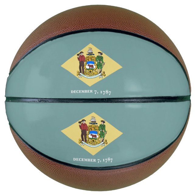 Staatsflagge Delaware Basketball (Vorderseite)