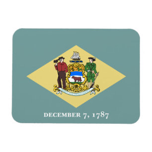 Staatsflagge Delaware Magnet