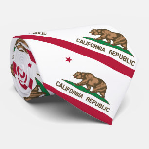 Staatsflagge der California Republic Krawatte