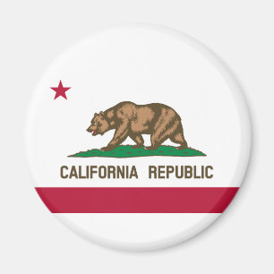 Staatsflagge der California Republic Magnet