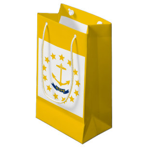 Staatsflagge der Insel Rhode Kleine Geschenktüte