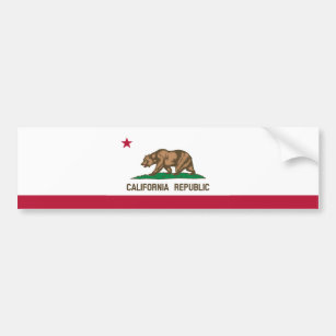 Staatsflagge der Republik Kalifornien Autoaufkleber
