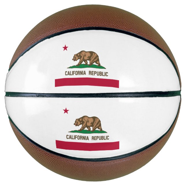 Staatsflagge der Republik Kalifornien Basketball (Vorderseite)