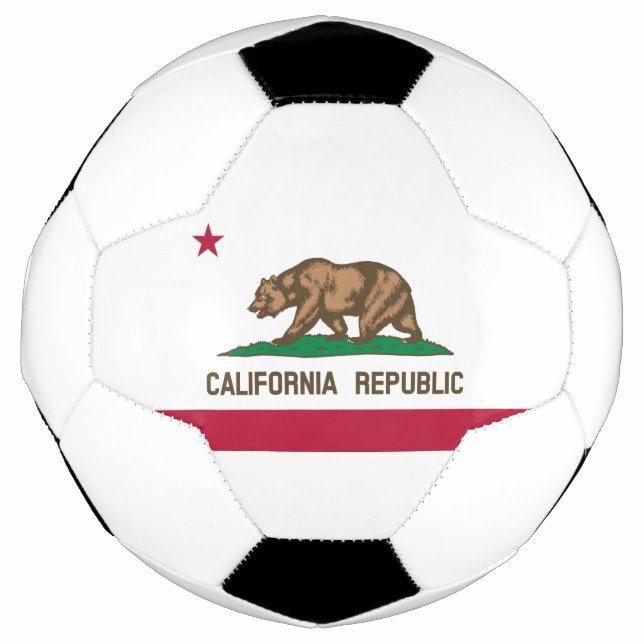 Staatsflagge der Republik Kalifornien Fußball (Vorderseite)