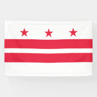 Staatsflagge der Washington DC