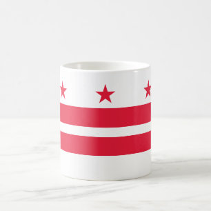 Staatsflagge der Washington DC Kaffeetasse
