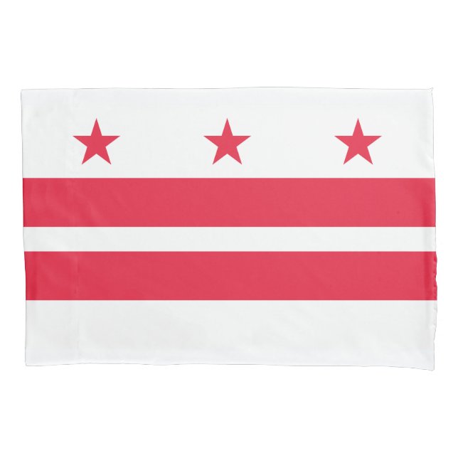 Staatsflagge der Washington DC Kissenbezug (Vorderseite)