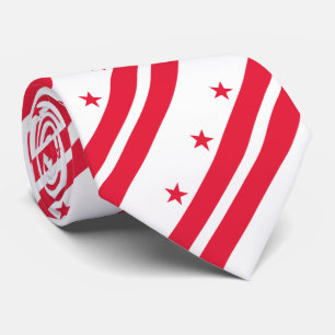 Staatsflagge der Washington DC Krawatte