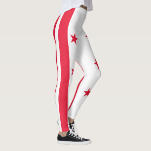 Staatsflagge der Washington DC Leggings