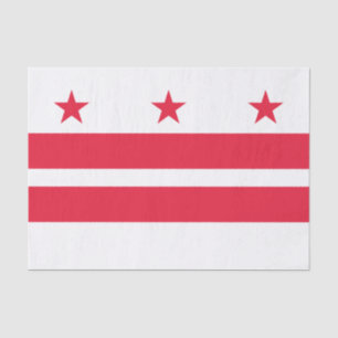 Staatsflagge der Washington DC Seidenpapier