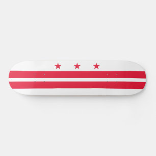 Staatsflagge der Washington DC Skateboard