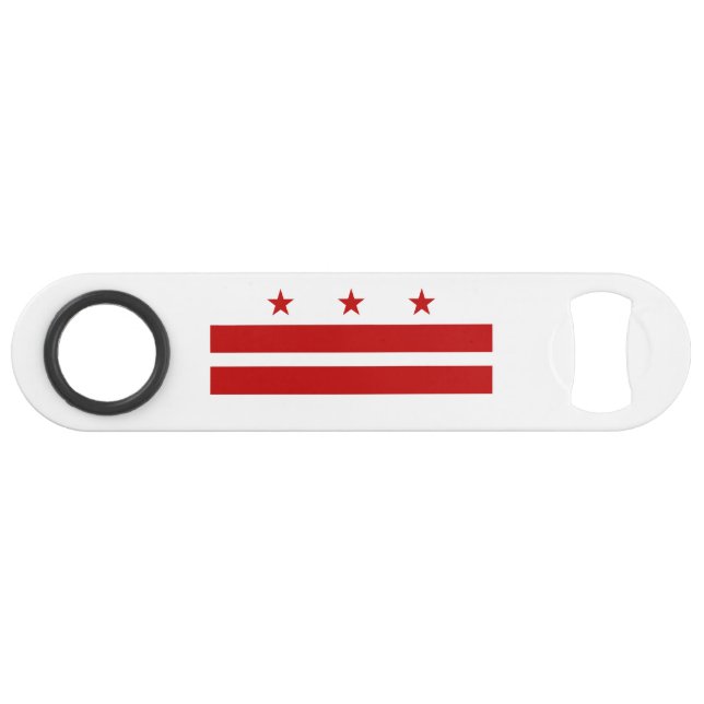 Staatsflagge der Washington DC Speed Flaschenöffner (Vorderseite (Horizontal))