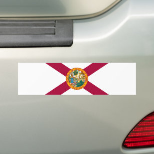 Staatsflagge Florida Autoaufkleber