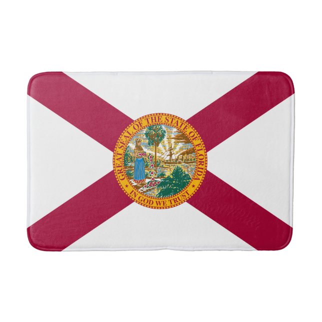 Staatsflagge Florida Badematte (Vorderseite)