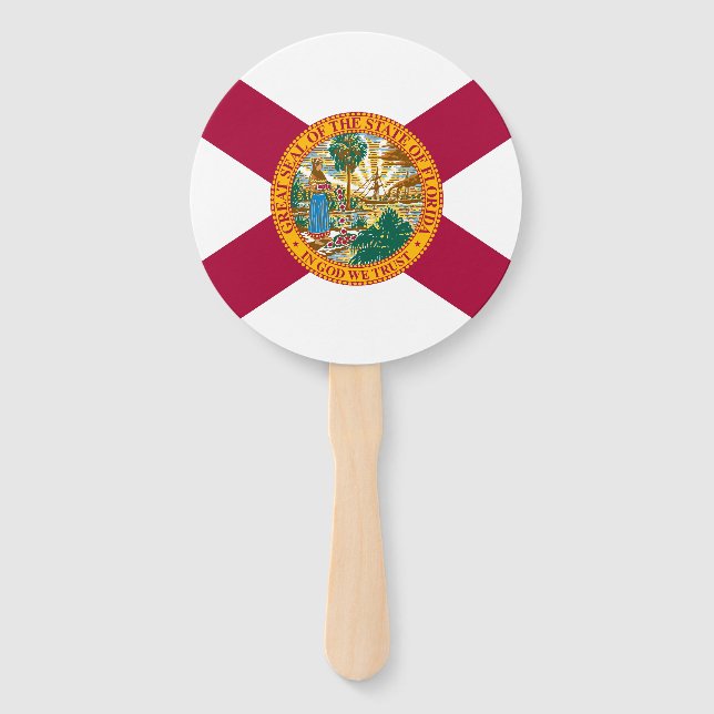 Staatsflagge Florida Fächer (Vorderseite)