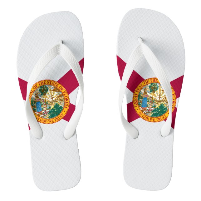Staatsflagge Florida Flip Flops (Fußbett)