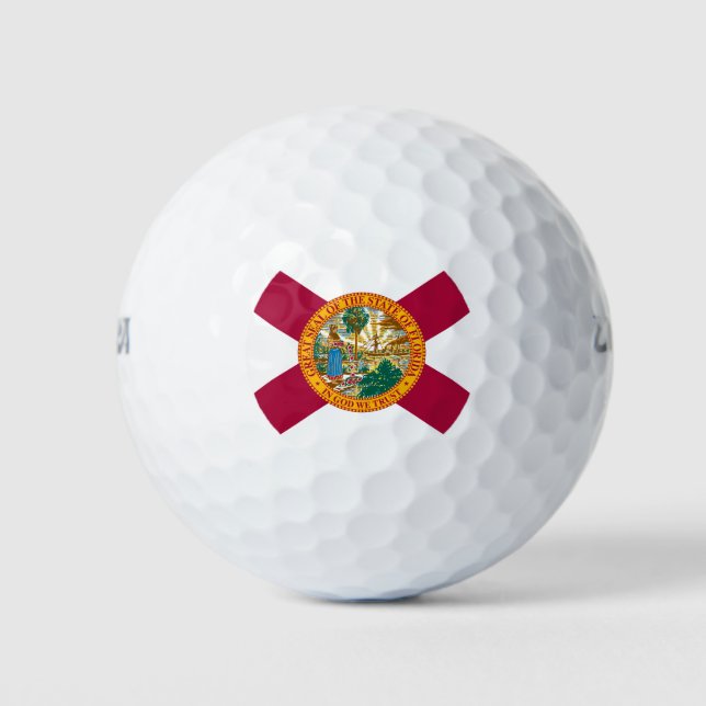 Staatsflagge Florida Golfball (Vorderseite)