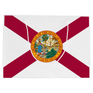 Staatsflagge Florida Große Geschenktüte