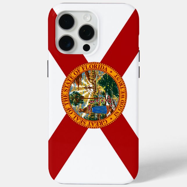 Staatsflagge Florida iPhone 15 Pro Max Hülle (Rückseite)