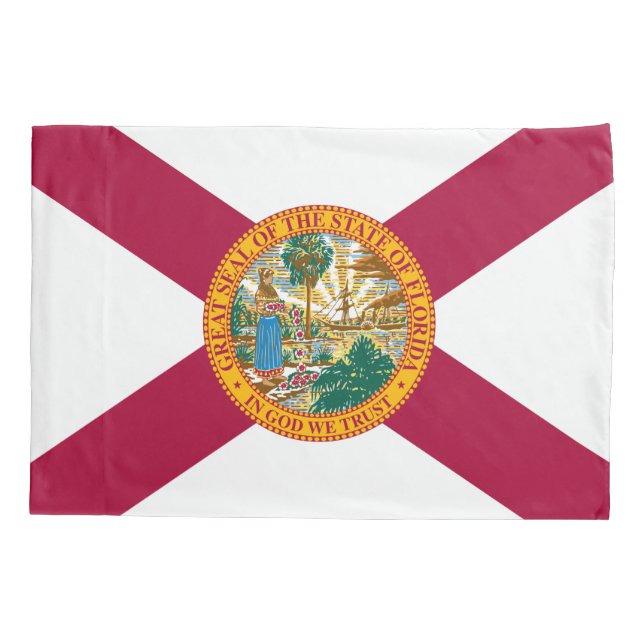 Staatsflagge Florida Kissenbezug (Rückseite)