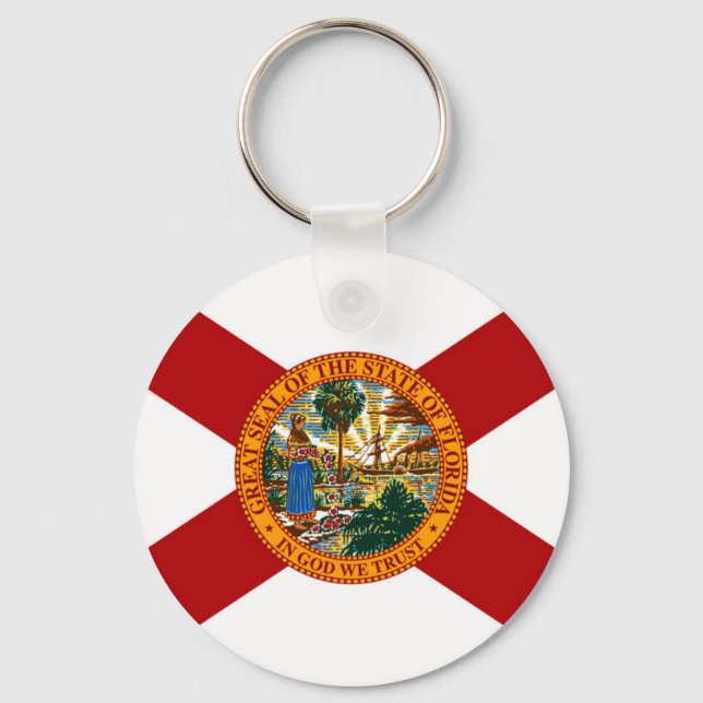 Staatsflagge Florida Schlüsselanhänger (Vorderseite)