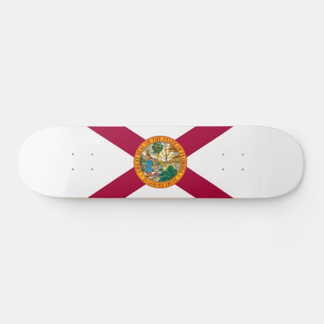 Staatsflagge Florida Skateboard (Horizontal)