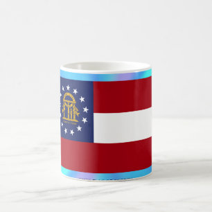 Staatsflagge Georgiens Kaffeetasse