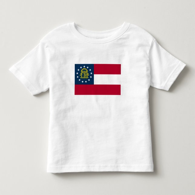 Staatsflagge Georgiens Kleinkind T-shirt (Vorderseite)