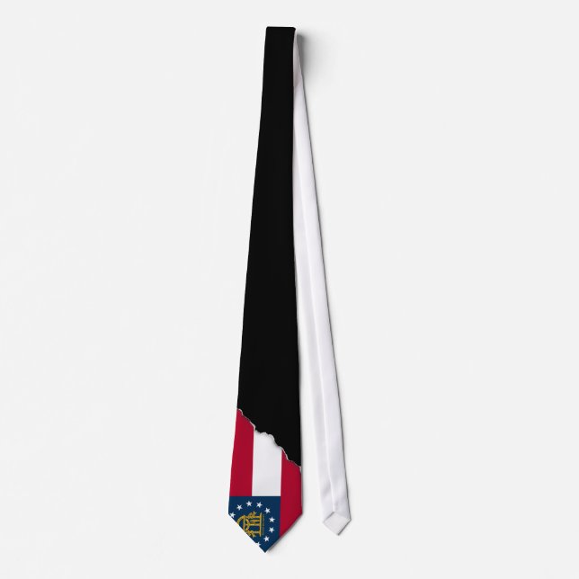 Staatsflagge Georgiens Krawatte (Vorderseite)