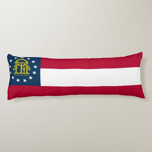Staatsflagge Georgiens Seitenschläferkissen (Rückseite)