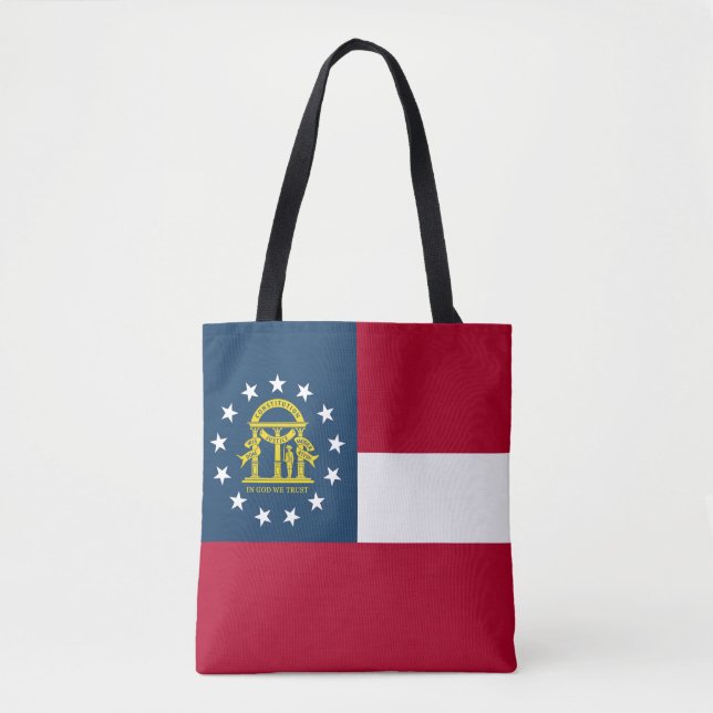 Staatsflagge Georgiens Tasche (Vorderseite)