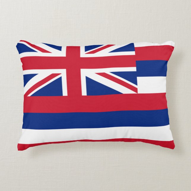 Staatsflagge Hawaii Dekokissen (Vorderseite)