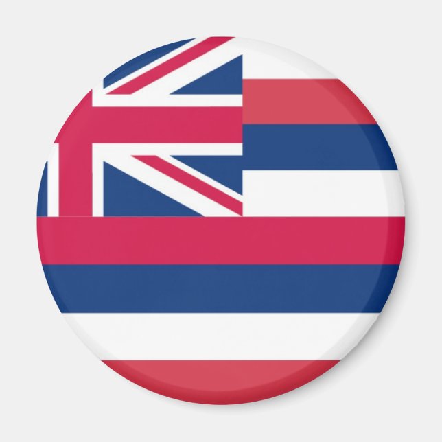 Staatsflagge Hawaii Magnet (Vorne)