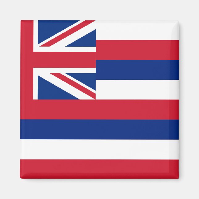 Staatsflagge Hawaii Magnet (Vorne)